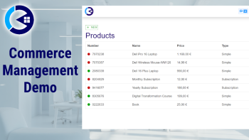 Commerce Management Demo