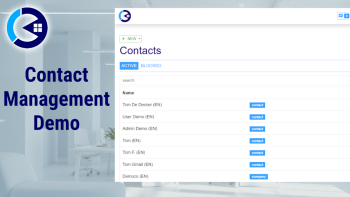 Contact Management Demo