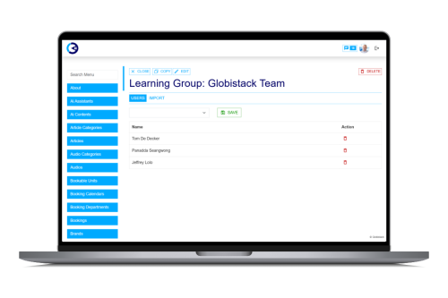 role-based learning with Globistack