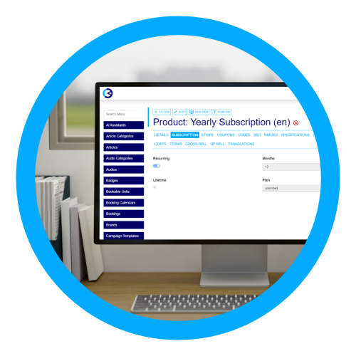 subscription management with Globistack