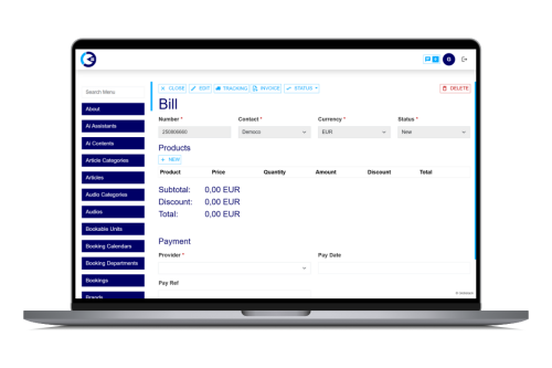 bills in bill processing solution
