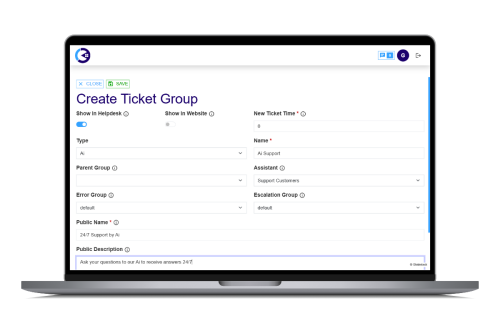 Ai Ticket Support in Globistack