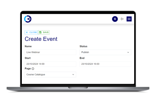 event scheduling in Globistack