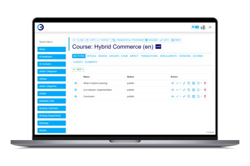 blended learning with Globistack