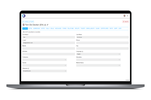 contact database in Globistack